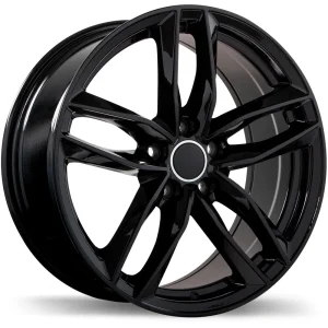 Replika – R167 – Black – 17″x7.5″ 42mm – All weather Wheels – R167-1775-44BN+42R664